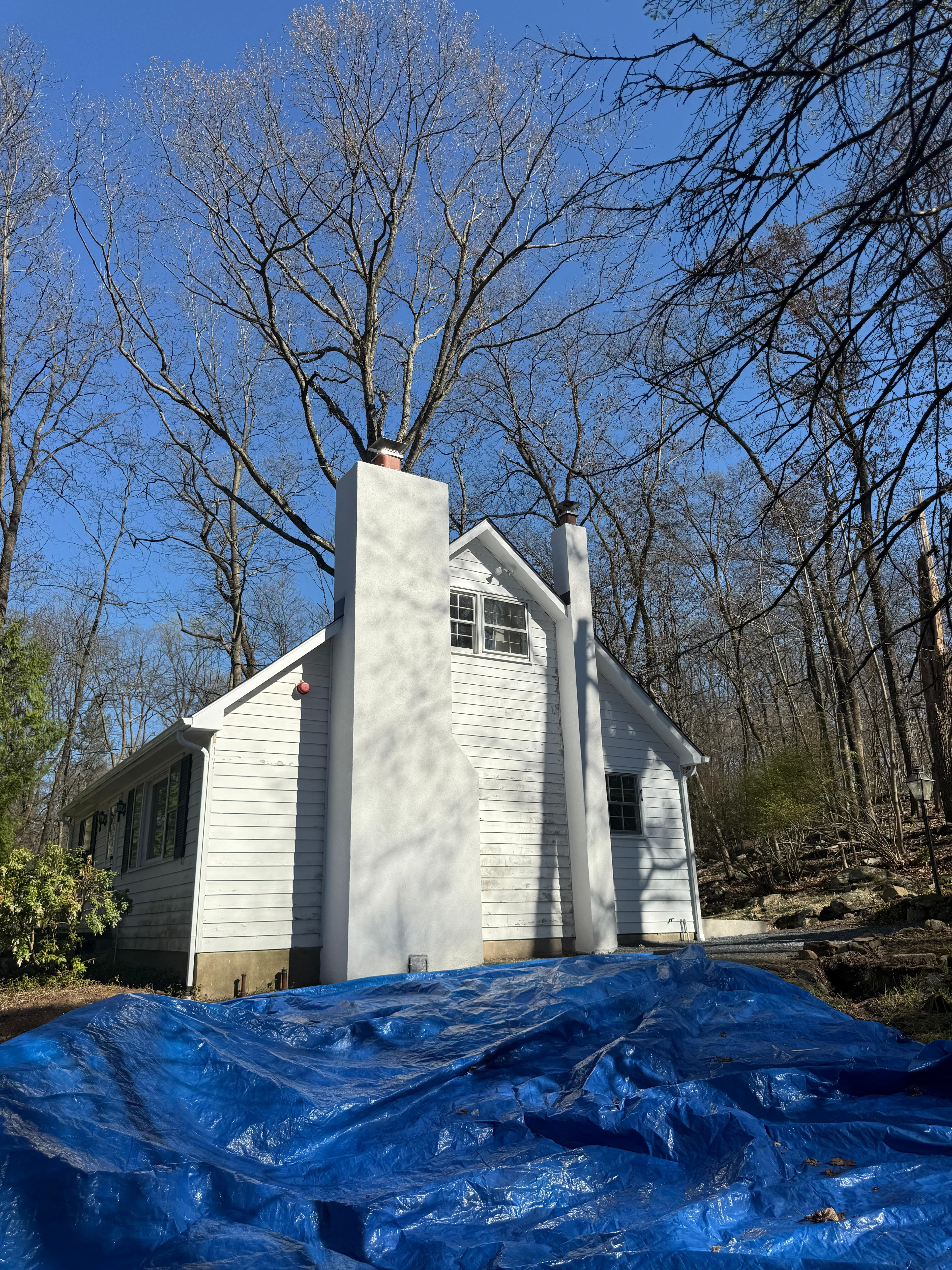 Completed chimney rebuild